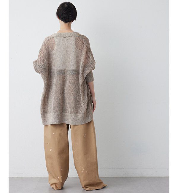  「メッシュニットカーディガン」|ニット・セーター|