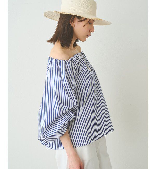  「タイプライターオフショルブラウス」|シャツ・ブラウス|