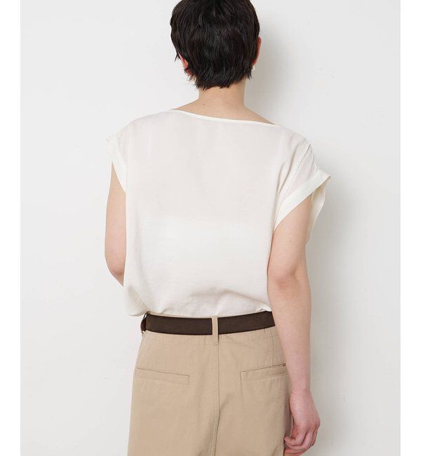  「ドレープノースリーブブラウス」|シャツ・ブラウス|