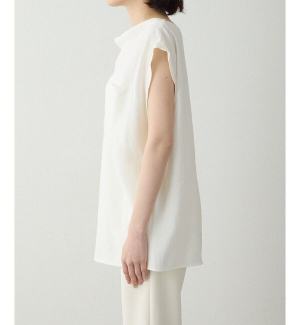  「ドレープノースリーブブラウス」|シャツ・ブラウス|