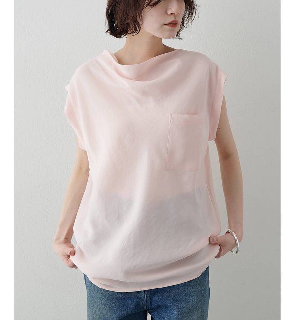  「ドレープノースリーブブラウス」|シャツ・ブラウス|