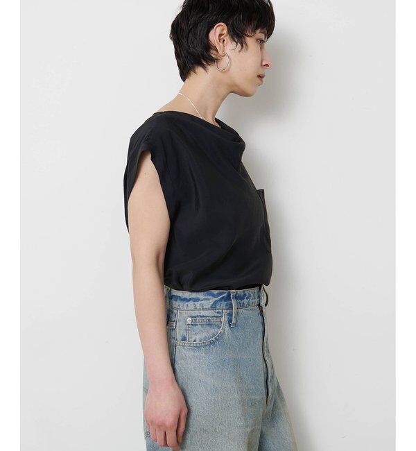  「ドレープノースリーブブラウス」|シャツ・ブラウス|