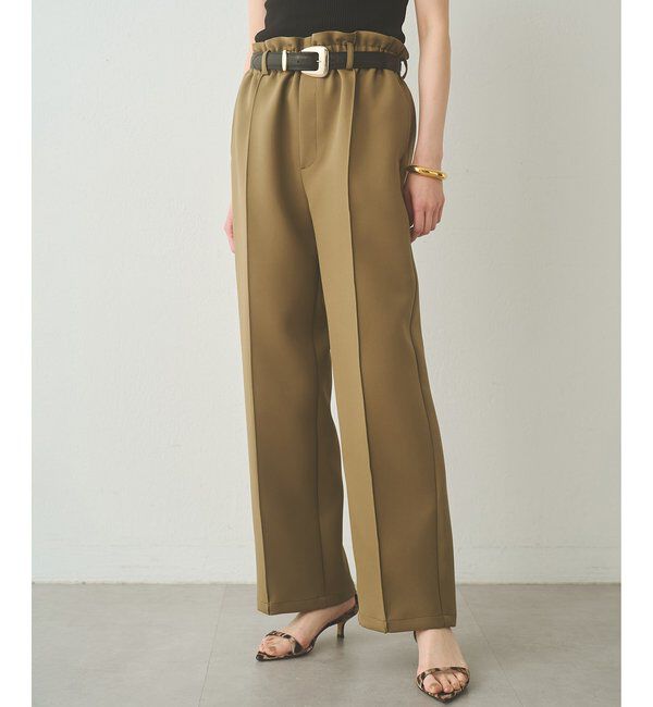  「【Drawing Numbers】トリプルクロスドロストワイドパンツ」|チノ|