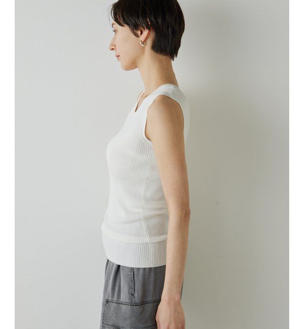  「【Drawing Numbers】リブニットタンク」|ニット・セーター|