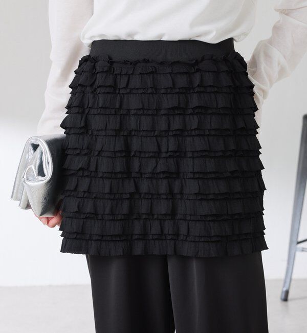  「【PROVOKE別注アイテム】 フリルレイヤードスカート」|スカート|