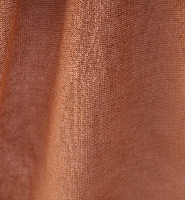  「ラッフルオフショルダーシアーニット」|ニット・セーター|