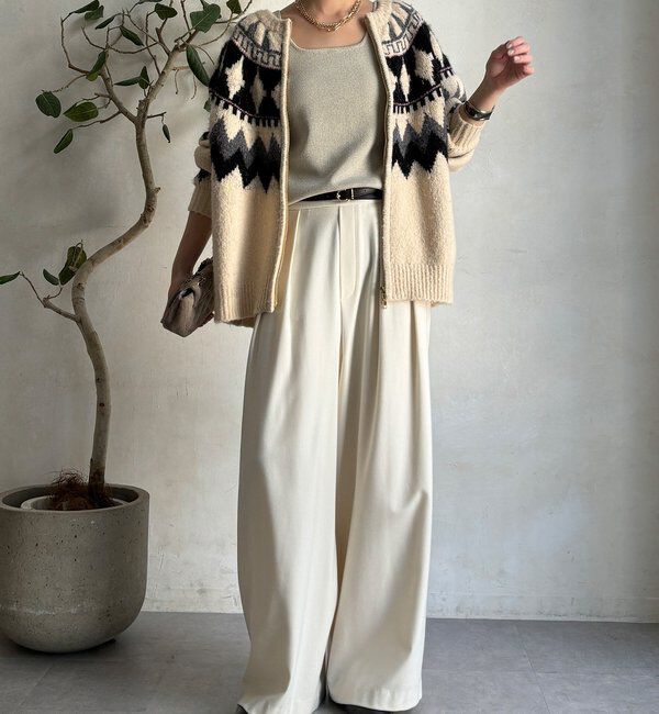  「スクエアニットタンク」|ニット・セーター|