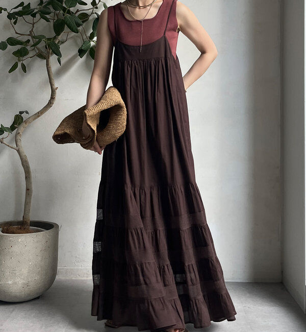  「スクエアニットタンク」|ニット・セーター|