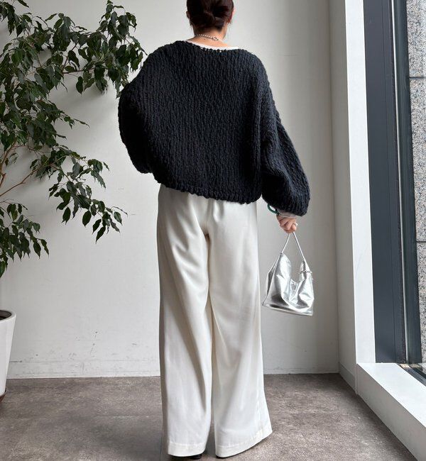  「【累計販売数3万枚突破/21色4サイズ展開！】タックワイドパンツ」|チノ|