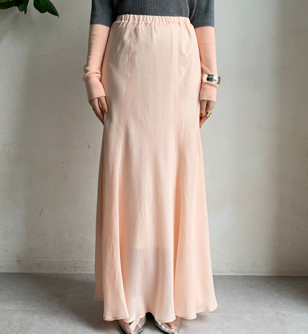  「キュプラ混フレアスカート」|スカート|