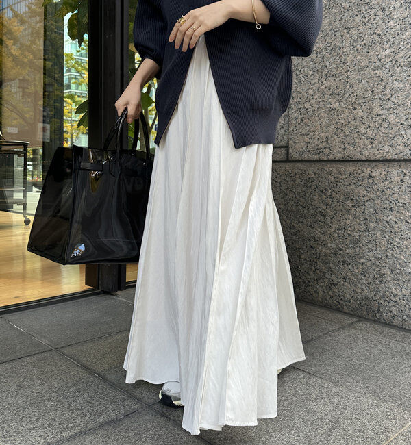  「パネルプリーツスカート」|スカート|