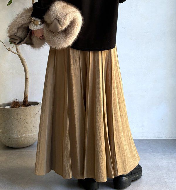  「パネルプリーツスカート」|スカート|