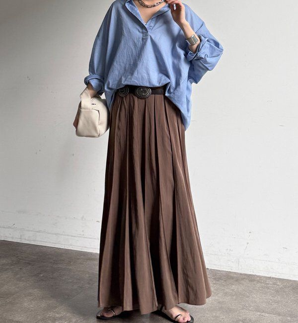  「パネルプリーツスカート」|スカート|