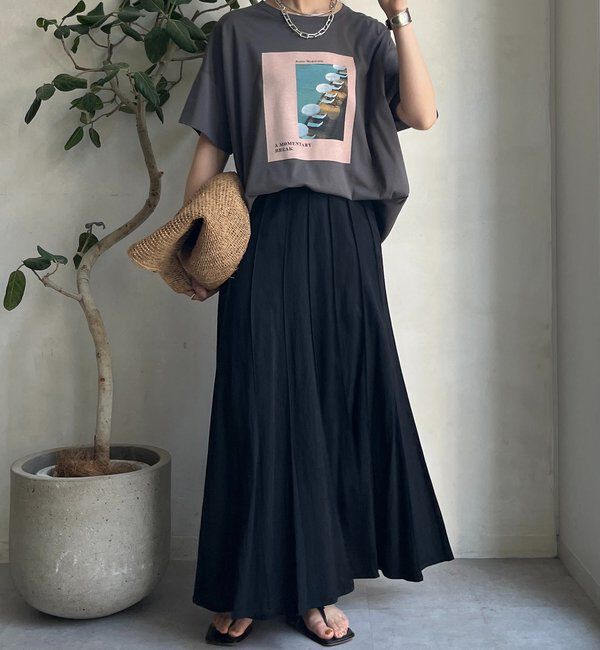  「パネルプリーツスカート」|スカート|