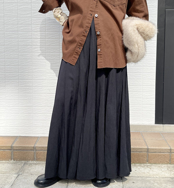  「パネルプリーツスカート」|スカート|