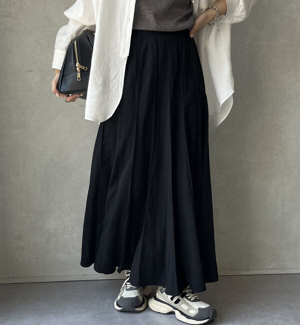  「パネルプリーツスカート」|スカート|