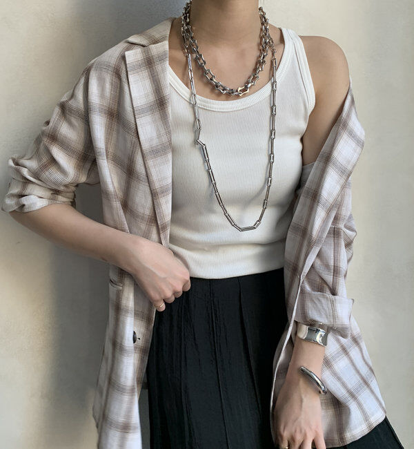  「【新色追加】リブタンク」|Tシャツ・カットソー|