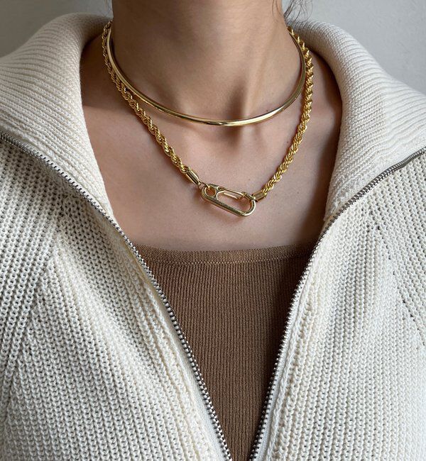  「フックパーツネックレス」|ネックレス|