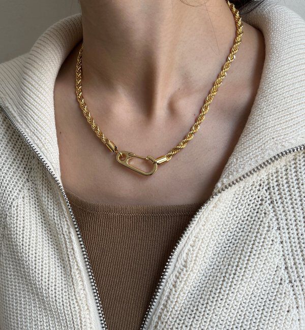  「フックパーツネックレス」|ネックレス|