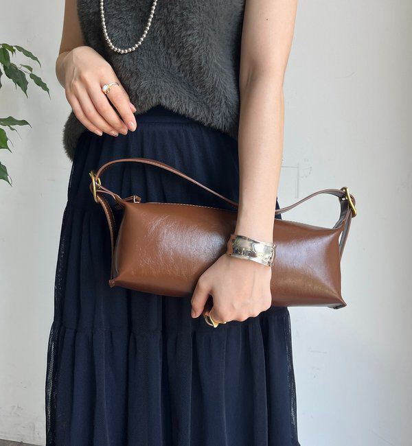  「ワンハンドルバケットバッグ」|トートバッグ|ブラウン