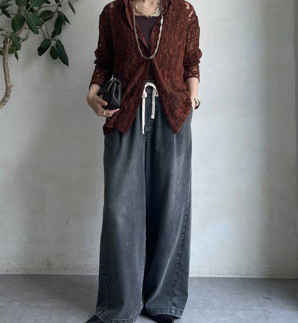  「フロッキーレースシャツ」|シャツ・ブラウス|