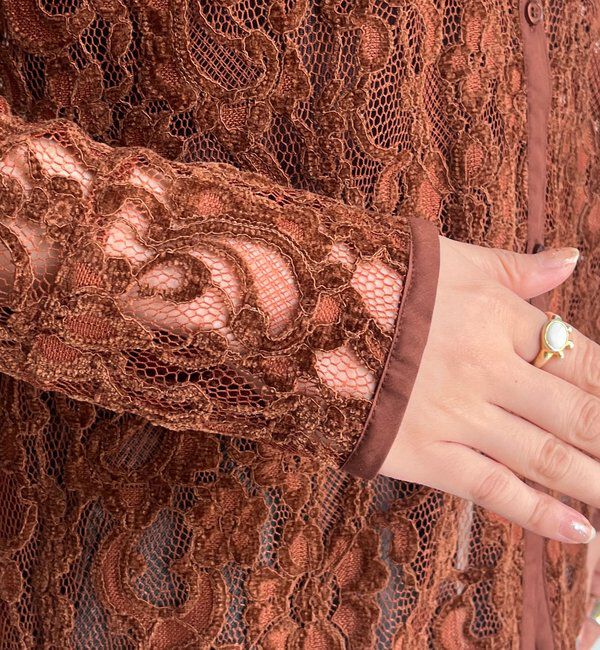  「フロッキーレースシャツ」|シャツ・ブラウス|