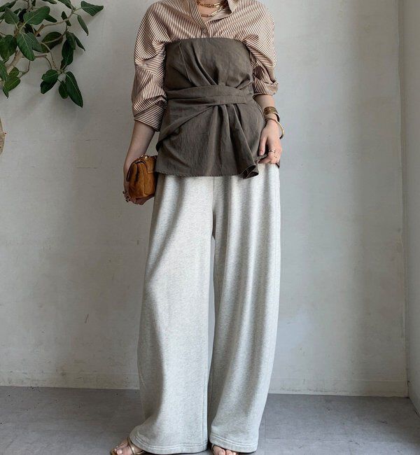  「ストライプポンチョブラウス」|シャツ・ブラウス|