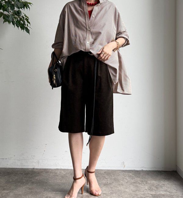  「ストライプポンチョブラウス」|シャツ・ブラウス|