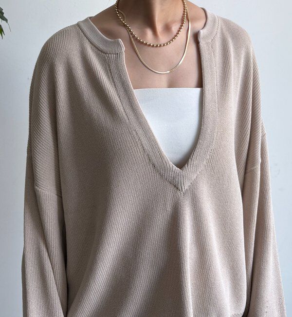  「スキッパープルオーバー」|ニット・セーター|