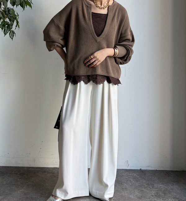  「スキッパープルオーバー」|ニット・セーター|