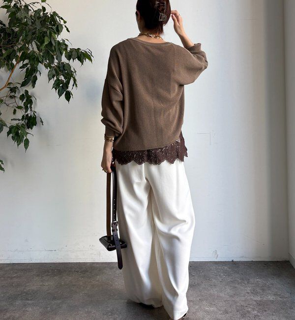  「スキッパープルオーバー」|ニット・セーター|