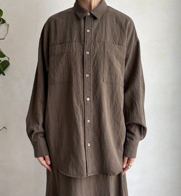  「【セットアップ対応】ピグメントライクシャツ」|シャツ・ブラウス|