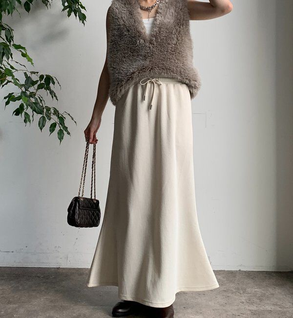  「セットアップドロストスカート」|スカート|