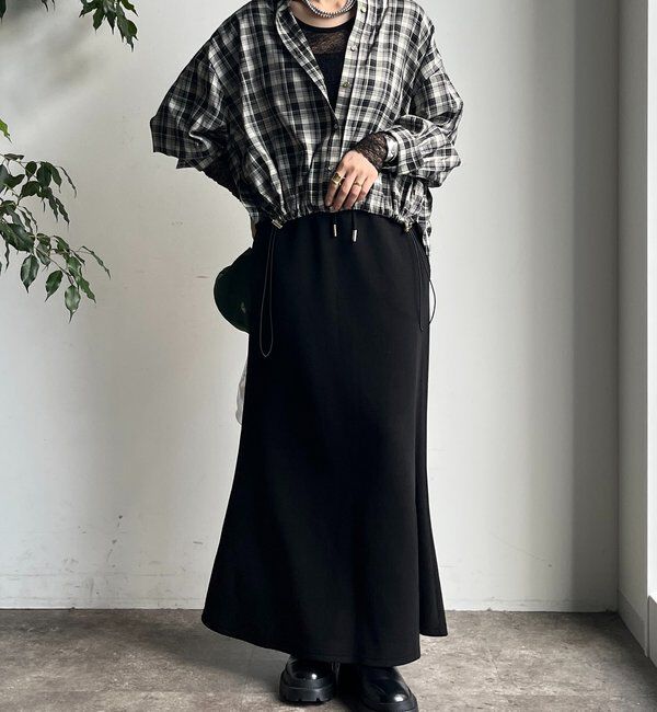  「セットアップドロストスカート」|スカート|