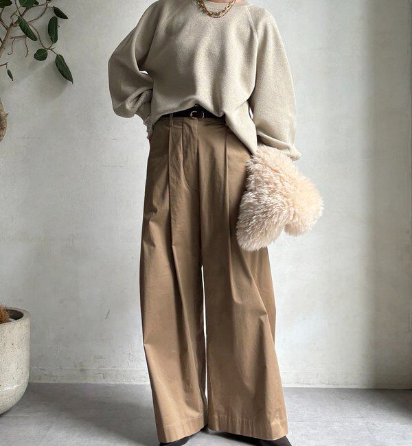  「ラメニットプルオーバー」|ニット・セーター|