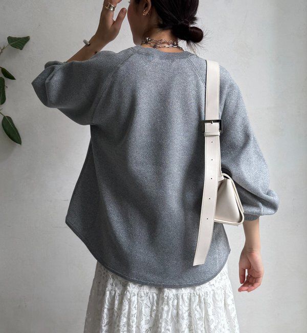  「ラメニットプルオーバー」|ニット・セーター|