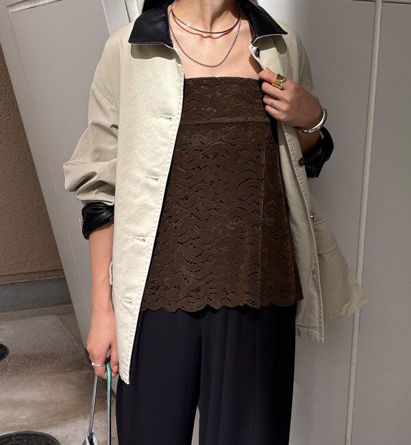  「フロッキーレースビスチェ」|シャツ・ブラウス|