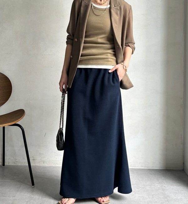  「【セットアップ可能】マーメイドカットフレアスカート」|スカート|