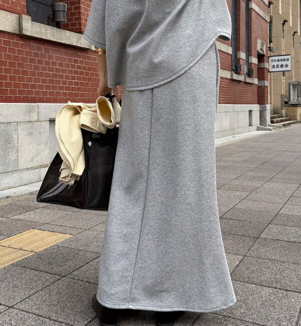  「【セットアップ可能】マーメイドカットフレアスカート」|スカート|