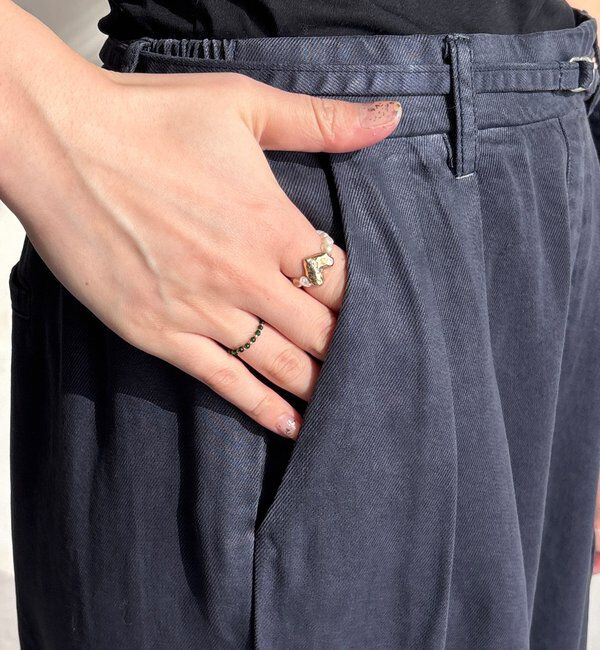  「【セットアップ可能】リヨセルタックパンツ」|チノ|