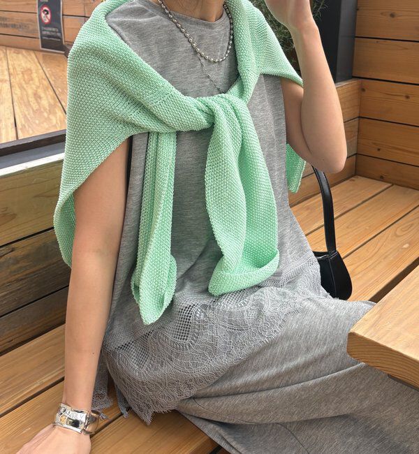  「【セットアップ可能】裾レースタンク」|Tシャツ・カットソー|