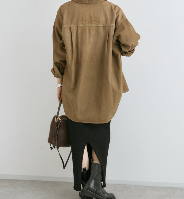  「【ベストセラー】【MONN.:.(モン)】ビッグデニムシャツ」|シャツ・ブラウス|