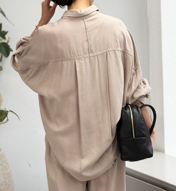  「【セットアップ可】ガーメントダイワイドシャツ」|シャツ・ブラウス|