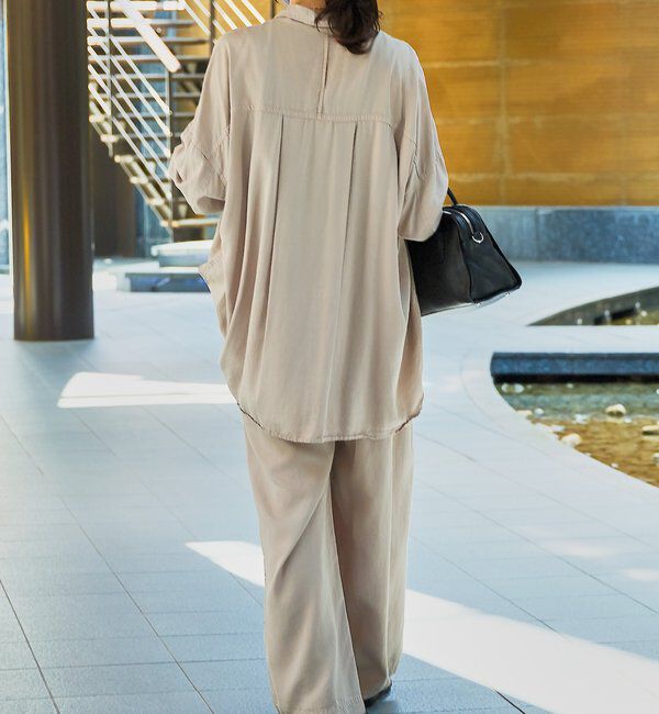  「【セットアップ可】ガーメントダイワイドシャツ」|シャツ・ブラウス|