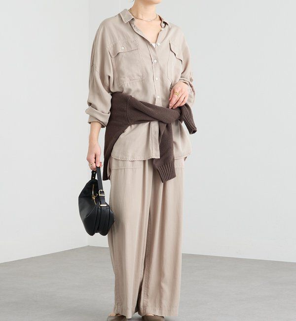  「【セットアップ可】ガーメントダイワイドシャツ」|シャツ・ブラウス|