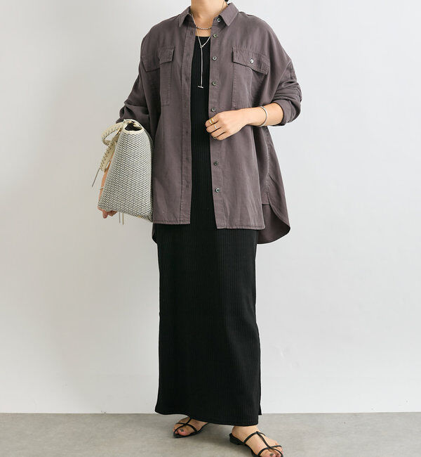  「【セットアップ可】ガーメントダイワイドシャツ」|シャツ・ブラウス|