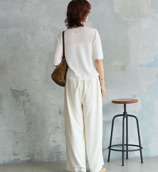  「【接触冷感】ゴブソデニットTee」|ニット・セーター|