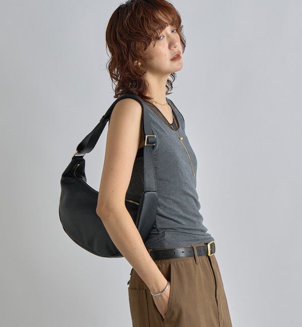  「【抜け感】チュールコンビタンク」|キャミソール|