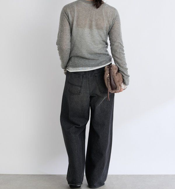  「【キャッチーなデザイン】スウェットドッキングデニム」|デニム|