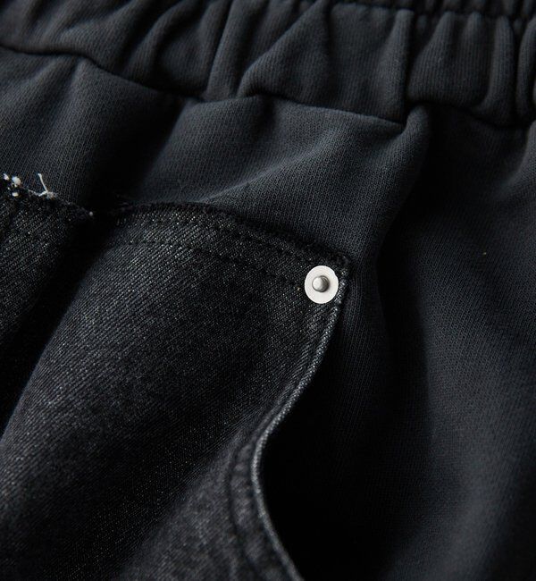  「【キャッチーなデザイン】スウェットドッキングデニム」|デニム|